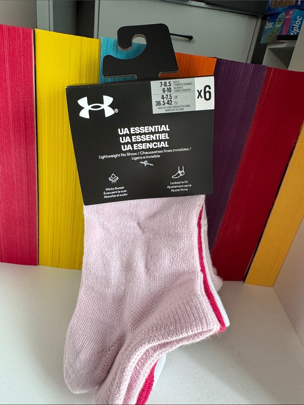 Under Armour Women's No-Show Socks - 6 Pack